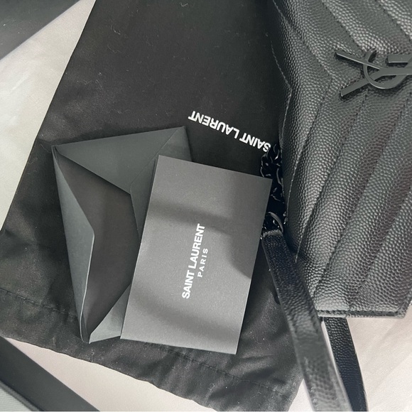 YSL Black Quilted Crossbody Bag - Picture 7 of 7